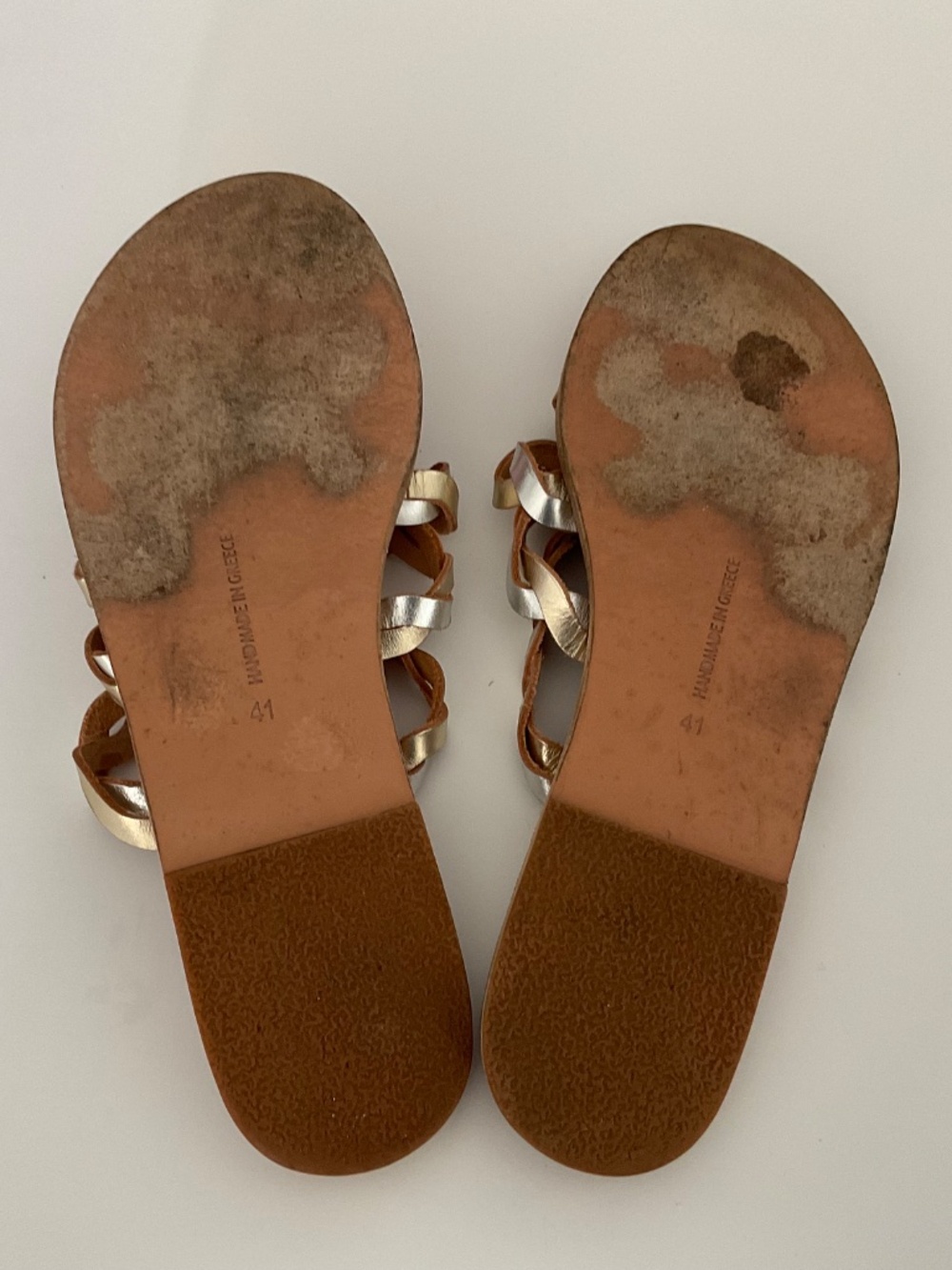 ANCIENT GREEK Flat Strap Sandal Size EU 41 - Picture 5 of 6